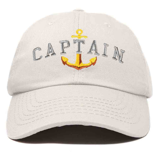 Dalix Captain Embroidered Dad Cap Cotton Baseball Hat Men in Kelly Green