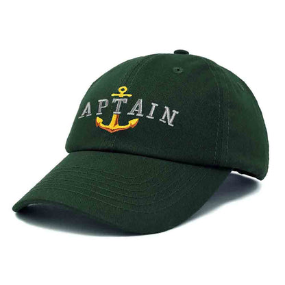Dalix Captain Embroidered Dad Cap Cotton Baseball Hat Men in Purple