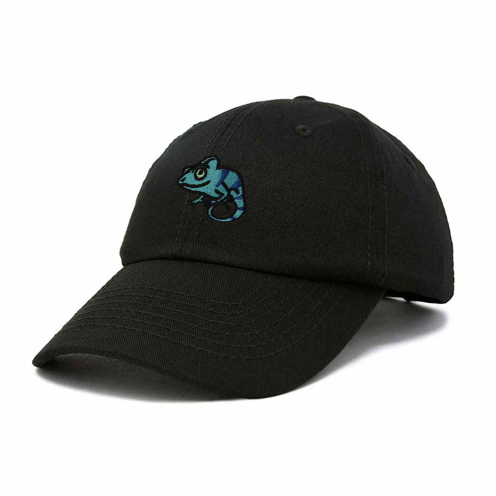 Dalix Chameleon Cap Embroidered Mens Cotton Dad Hat Baseball Hat in Black