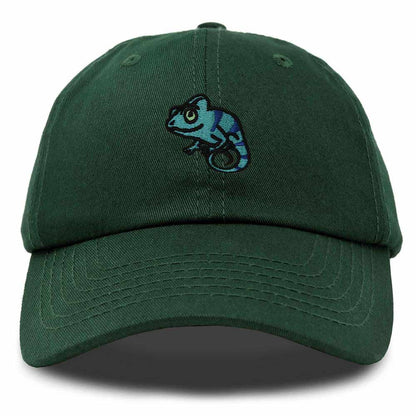 Dalix Chameleon Cap Embroidered Mens Cotton Dad Hat Baseball Hat in Dark Green