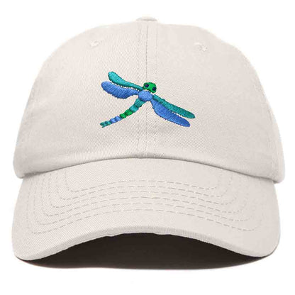 Dalix Dragonfly Embroidered Dad Cap Cotton Baseball Hat Women in Kelly Green