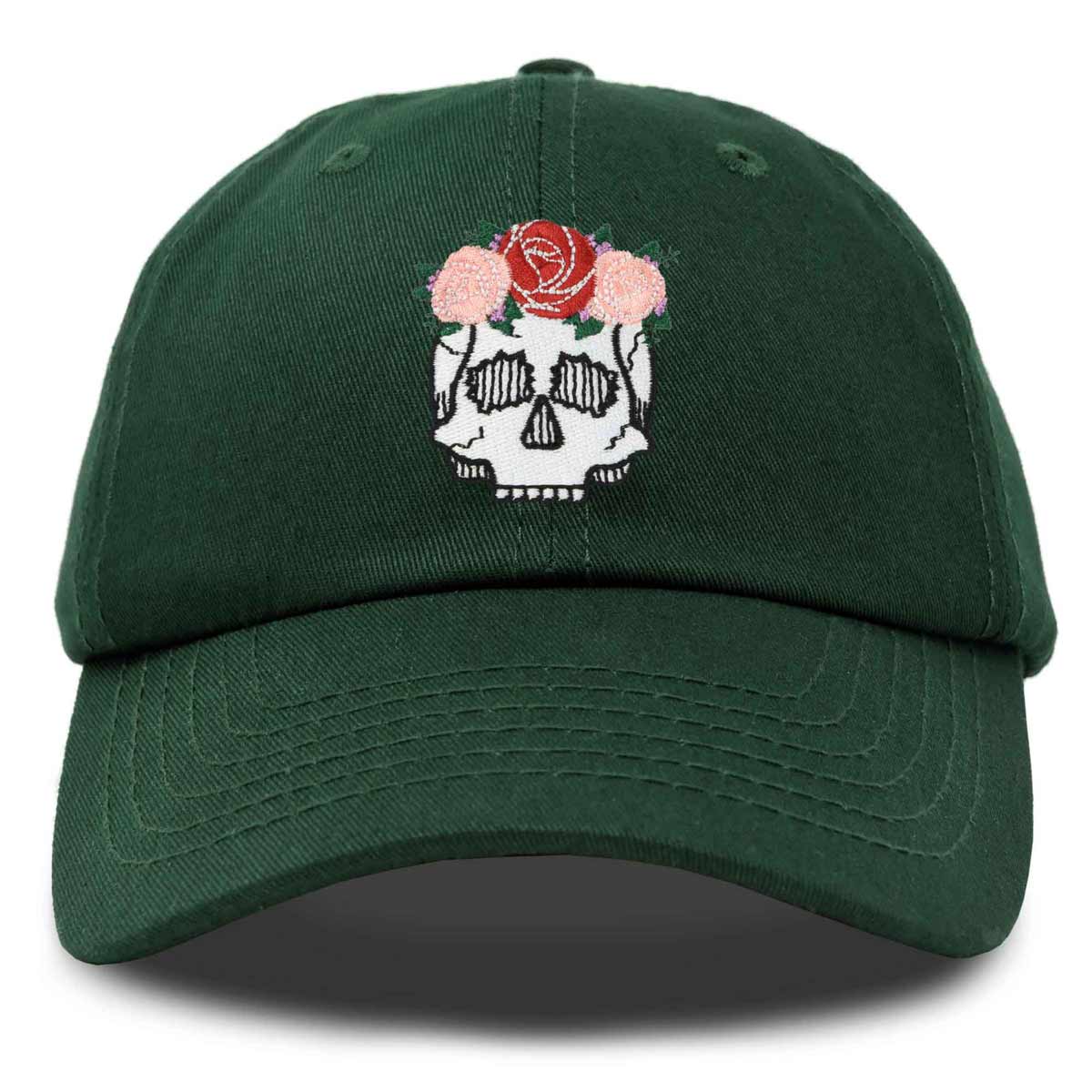 DALIX Dia De Los Muertos Skull Hat