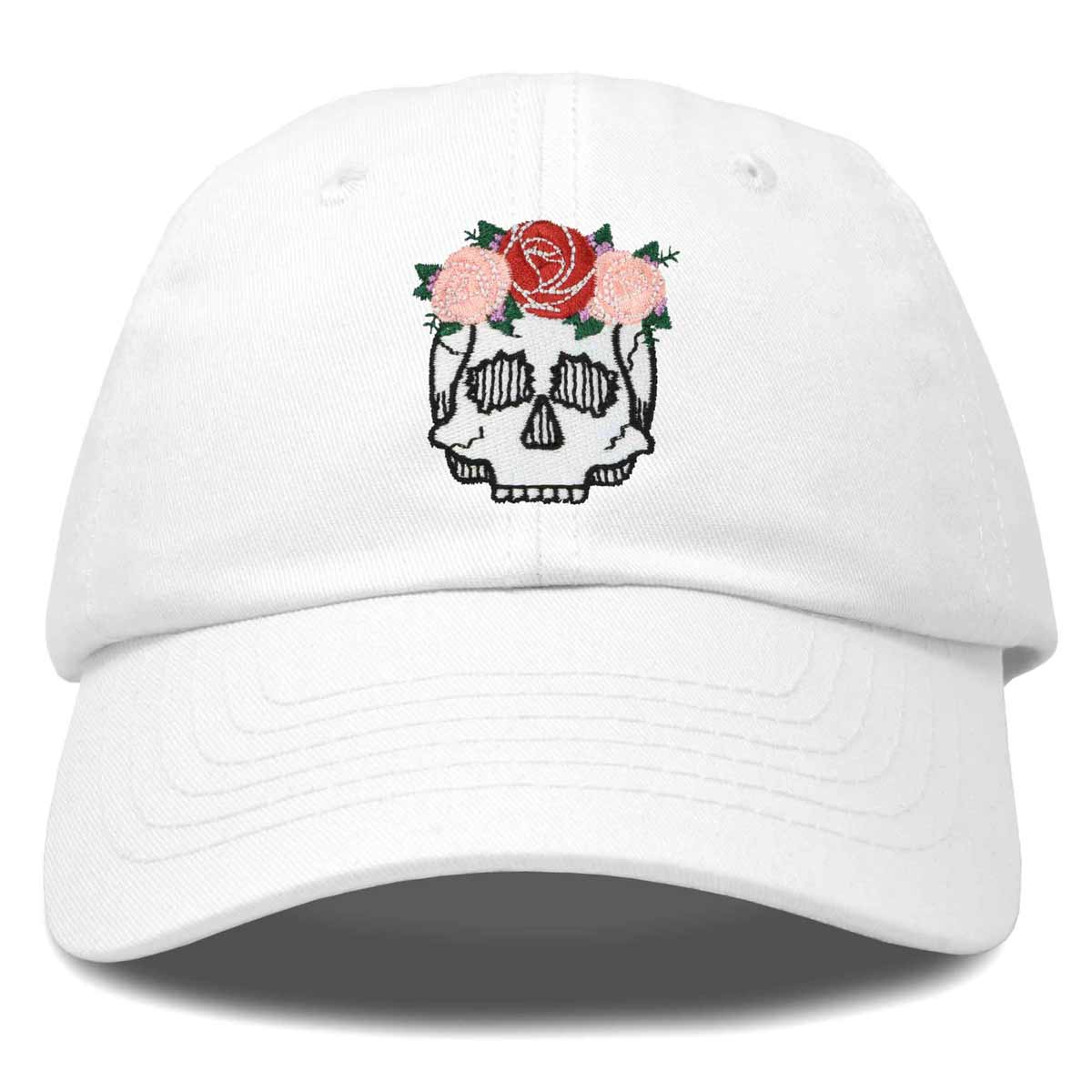 DALIX Dia De Los Muertos Skull Hat