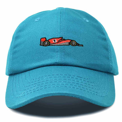 Dalix Formula Racing Car Embroidered Cap Cotton Baseball Summer Cool Dad Hat Mens in Teal