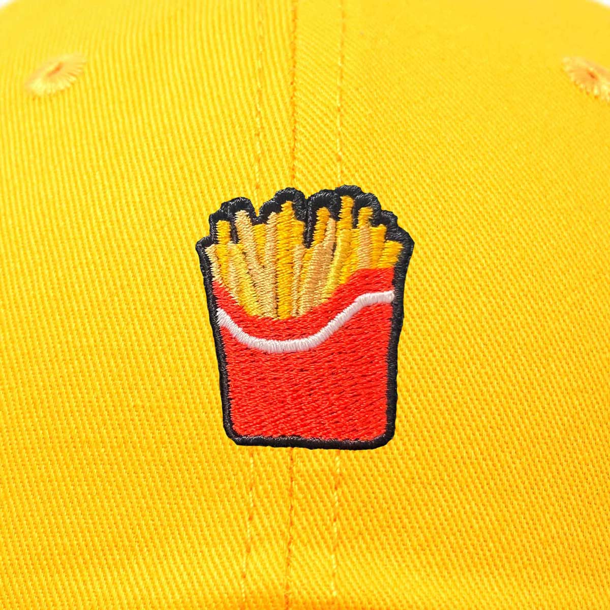 Dalix French Fries Embroidered Dad Cap Cotton Baseball Hat Women in Teal