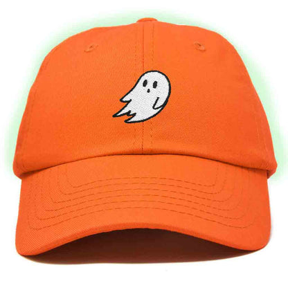 Dalix Ghost Embroidered Glow in the Dark Hat Dad Hat Cotton Baseball Cap Men in Teal