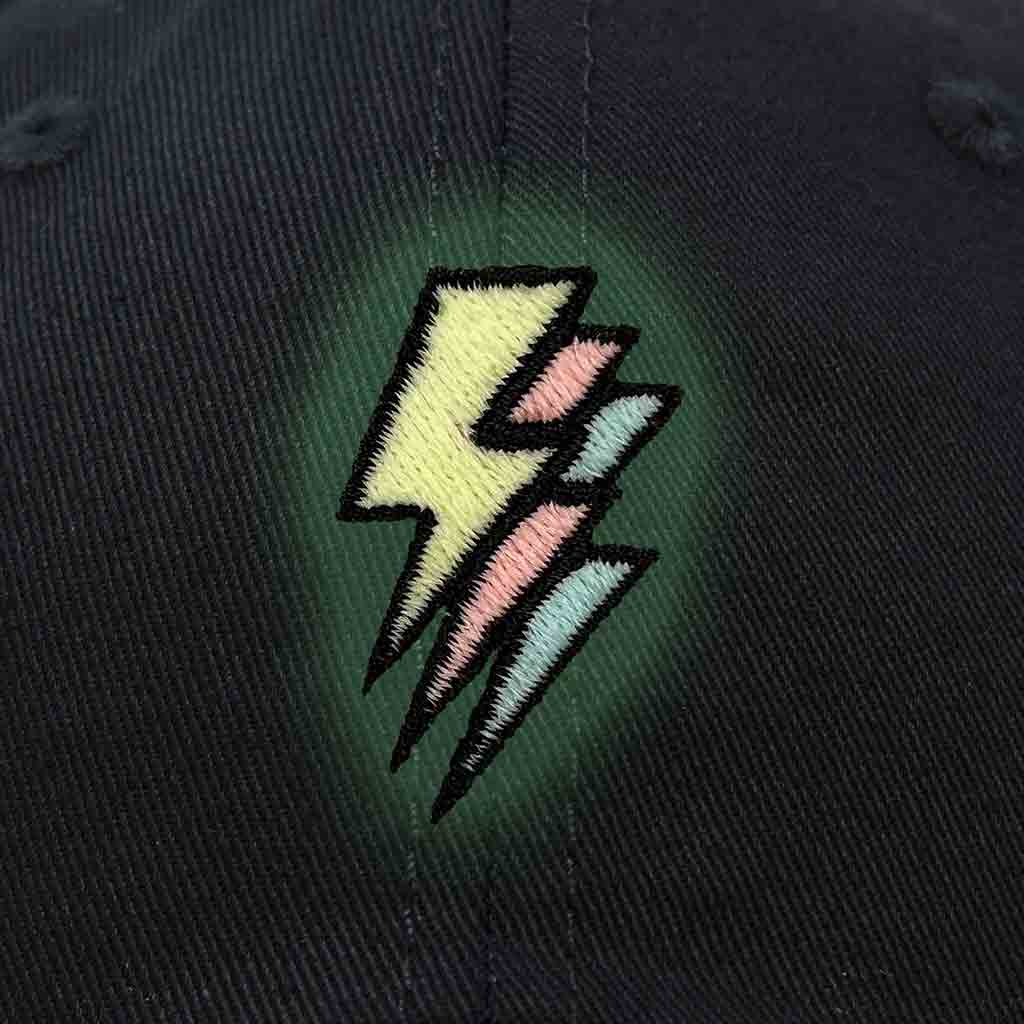 Dalix Lightning Embroidered Glow in the Dark Hat Dad Cotton Baseball Cap Men in Black