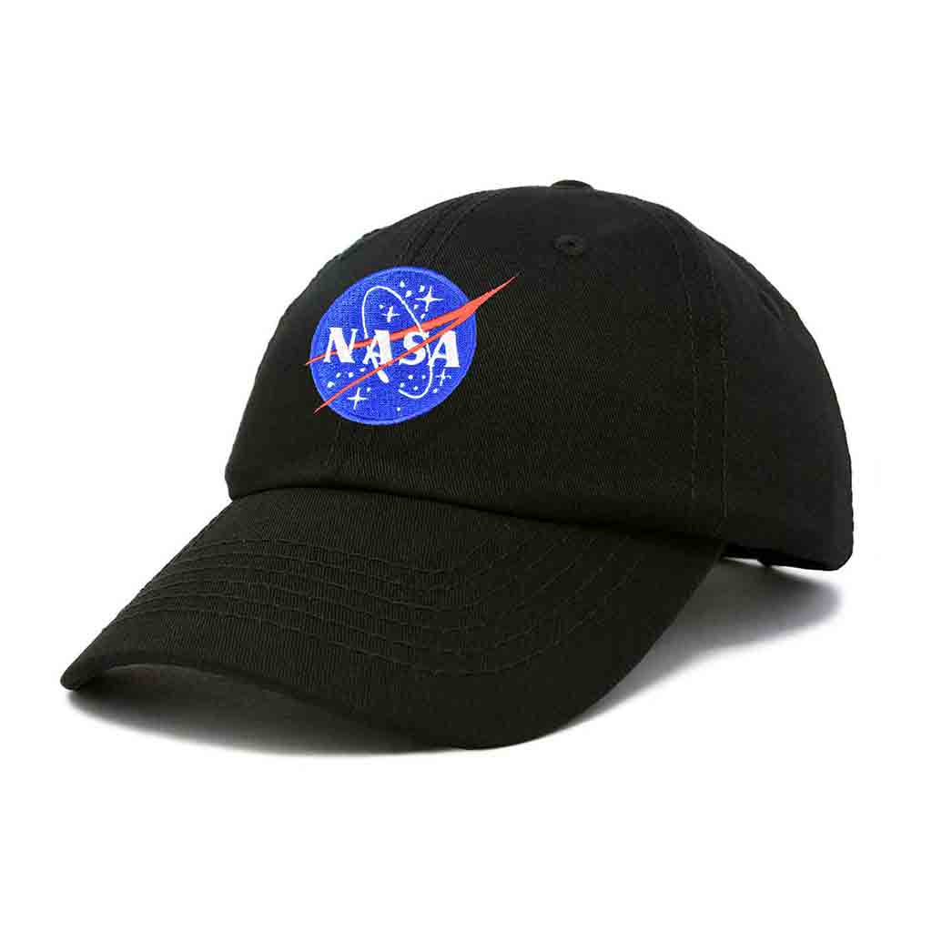 Dalix NASA Embroidered Glow in the Dark Hat Dad Cotton Baseball Cap Men in Gray