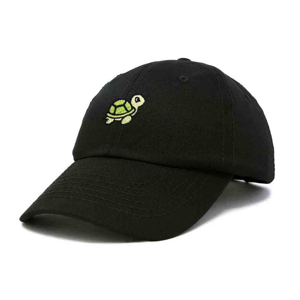 Dalix Turtle Embroidered Glow in the Dark Dad Hat Cotton Baseball Cap Men in Gray