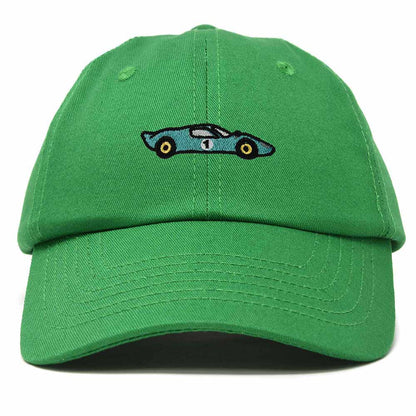 Dalix Grand Touring Embroidered Cap Cotton Baseball Summer Cool Dad Hat Mens in Kelly Green