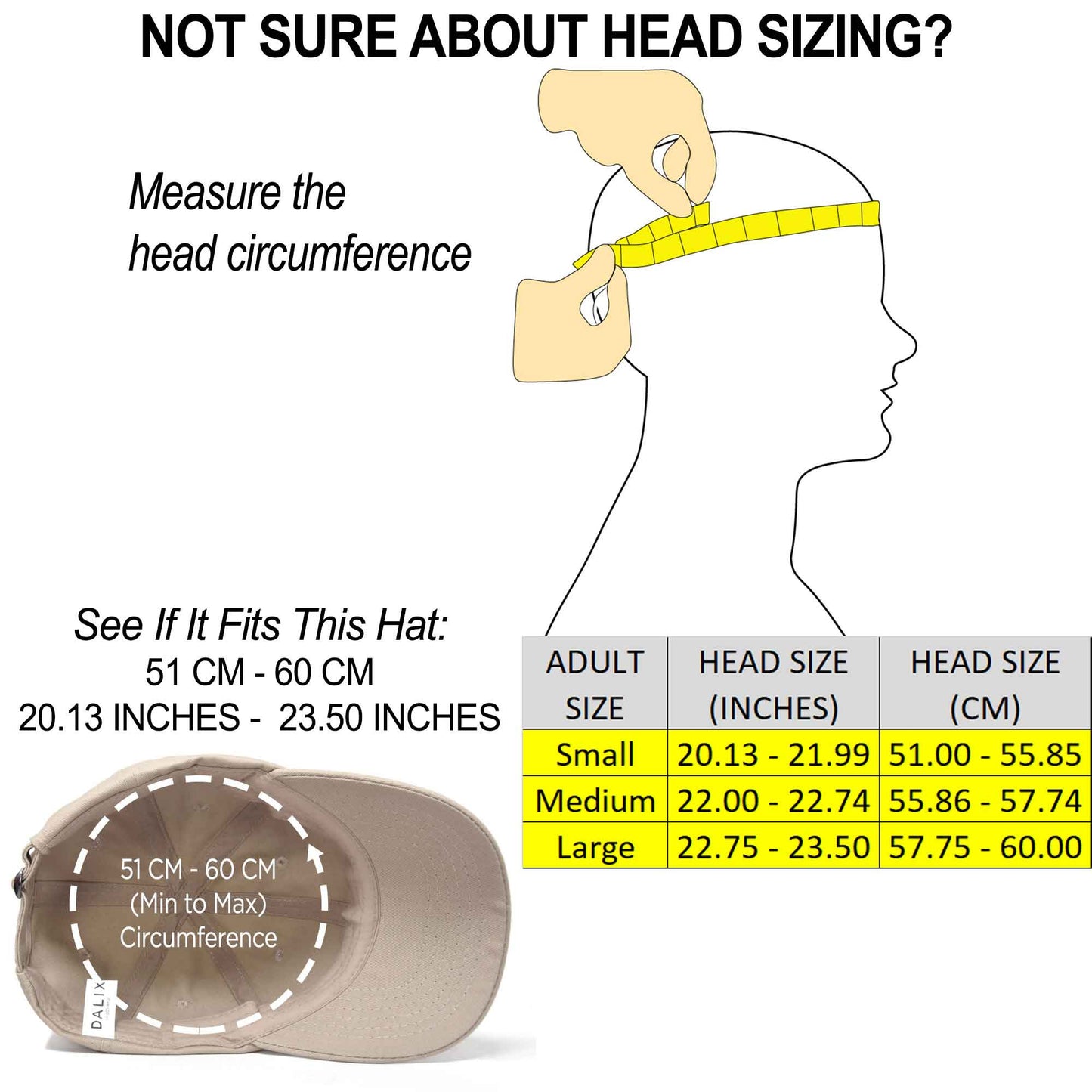 DALIX Gold Super Star Hat