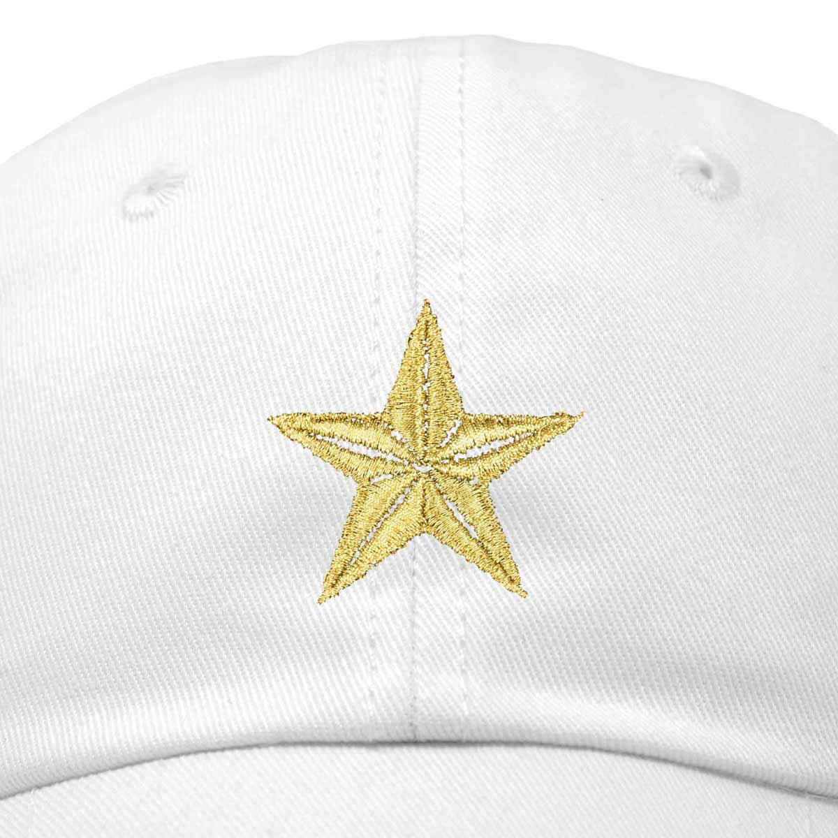 DALIX Gold Super Star Hat