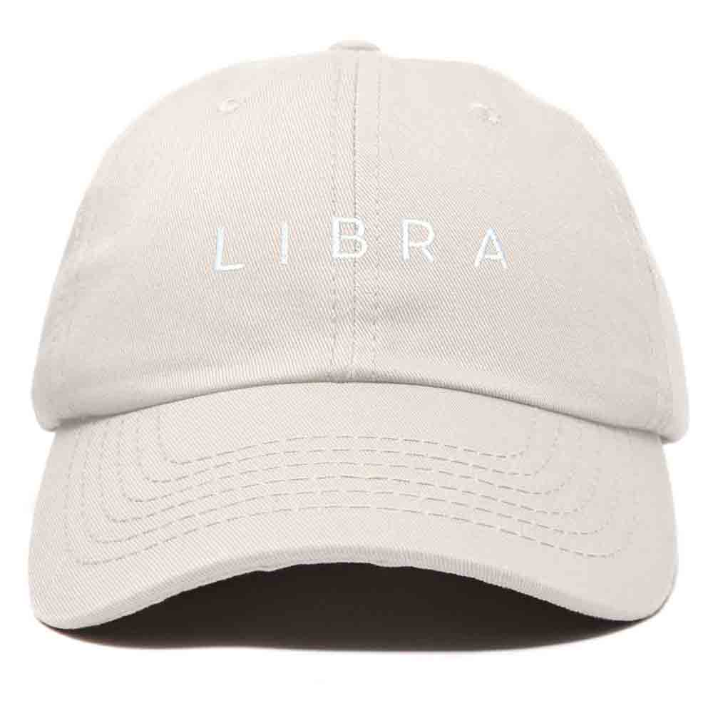 Dalix Libra Dad Hat Embroidered Zodiac Astrology Cotton Baseball Cap in Kelly Green