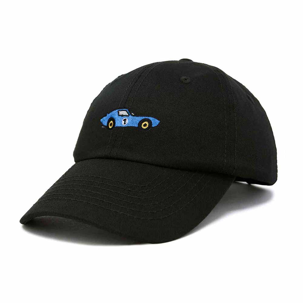 Dalix Muscle Car Embroidered Cap Cotton Baseball Summer Cool Dad Hat Mens in Black