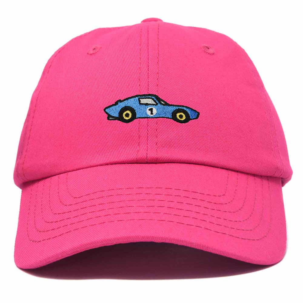 Dalix Muscle Car Embroidered Cap Cotton Baseball Summer Cool Dad Hat Mens in Hot Pink