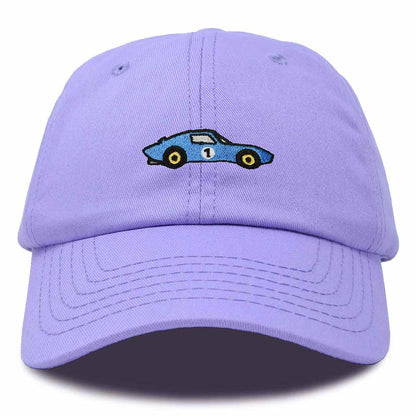 Dalix Muscle Car Embroidered Cap Cotton Baseball Summer Cool Dad Hat Mens in Lavender