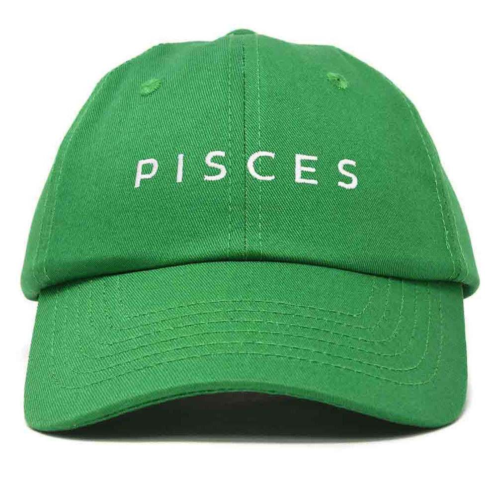 Dalix Pisces Dad Hat Embroidered Zodiac Astrology Cotton Baseball Cap