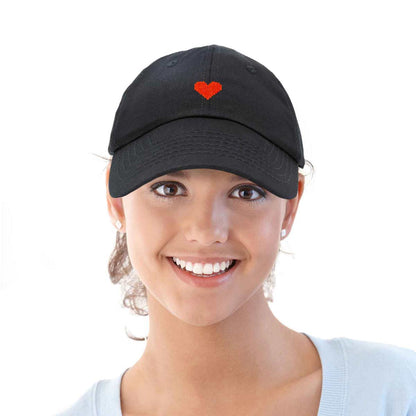 Dalix Pixel Heart Hat