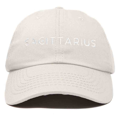 Dalix Sagittarius Dad Hat Embroidered Zodiac Astrology Cotton Baseball Cap in Kelly Green