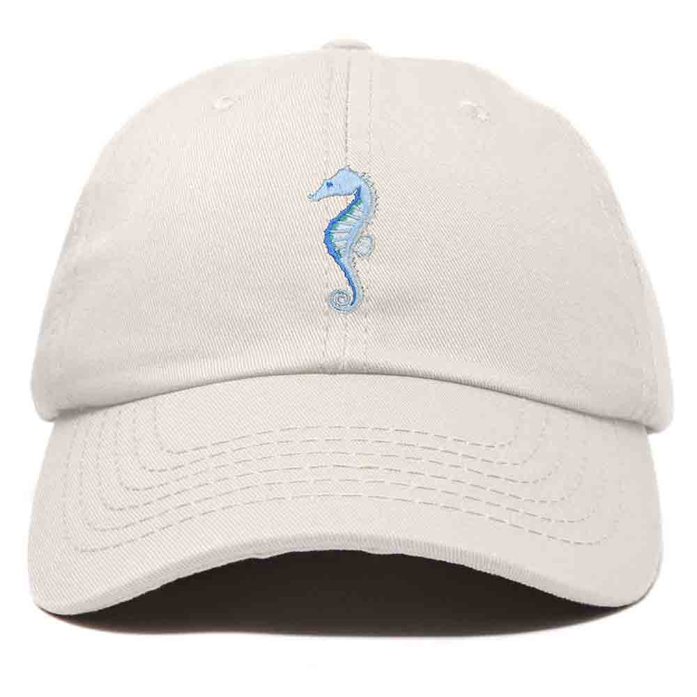 Dalix Seahorse Embroidered Dad Cap Cotton Baseball Hat Women in Kelly Green