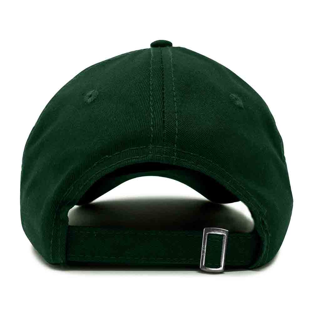 Dalix Shamrock Embroidered Dad Hat Cotton Baseball Cap Women in Red