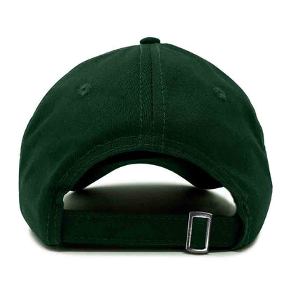Dalix Shamrock Embroidered Dad Hat Cotton Baseball Cap Women in Red