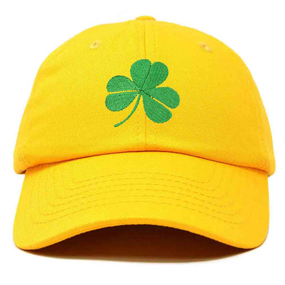 Dalix Shamrock Embroidered Dad Hat Cotton Baseball Cap Women in Royal Blue