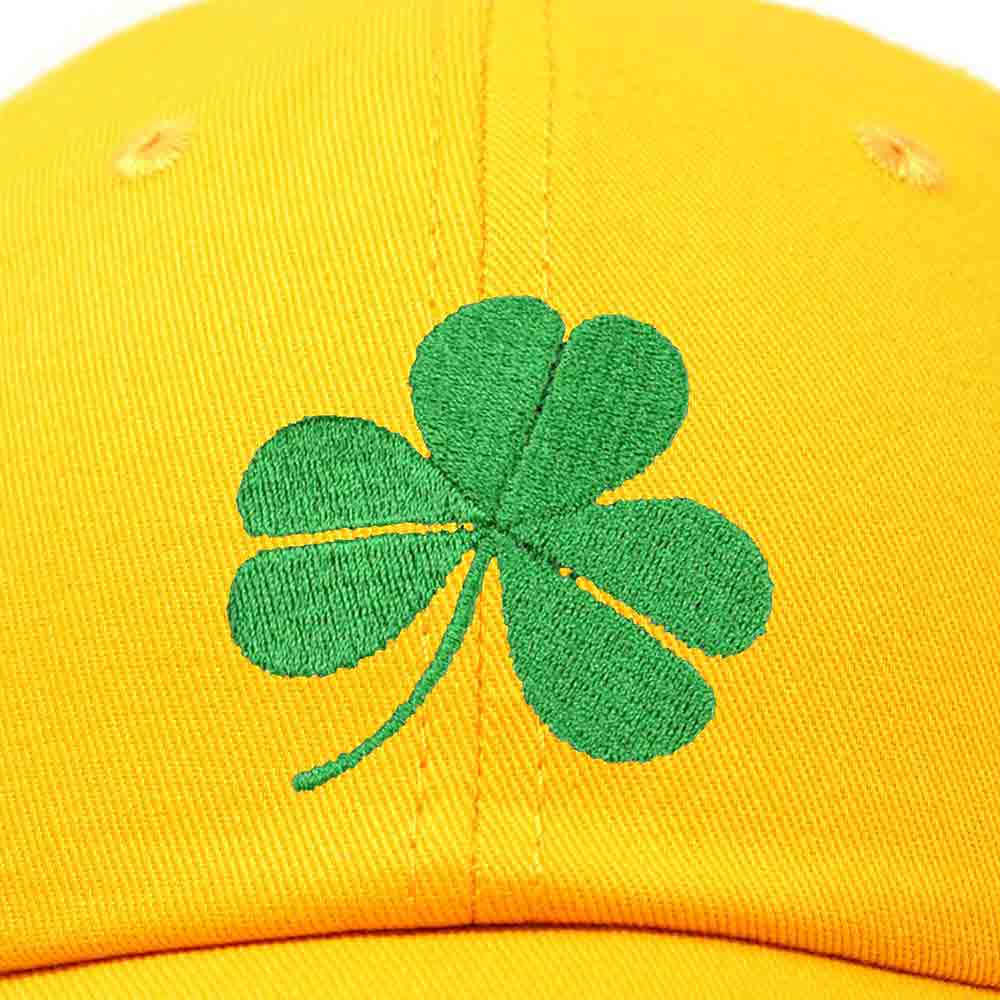 Dalix Shamrock Embroidered Dad Hat Cotton Baseball Cap Women in Teal