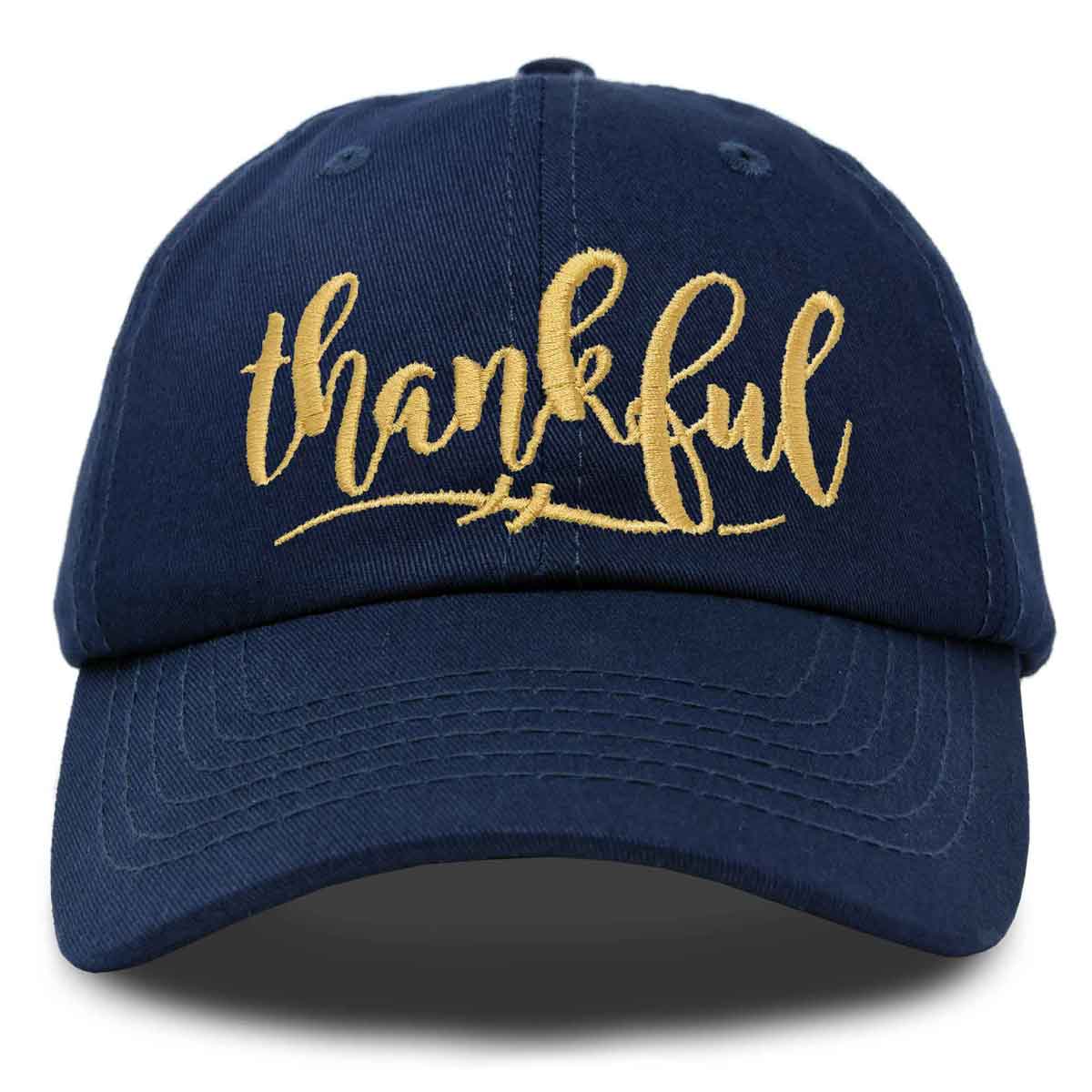 Dalix Thankful Hat Womens Baseball Cap