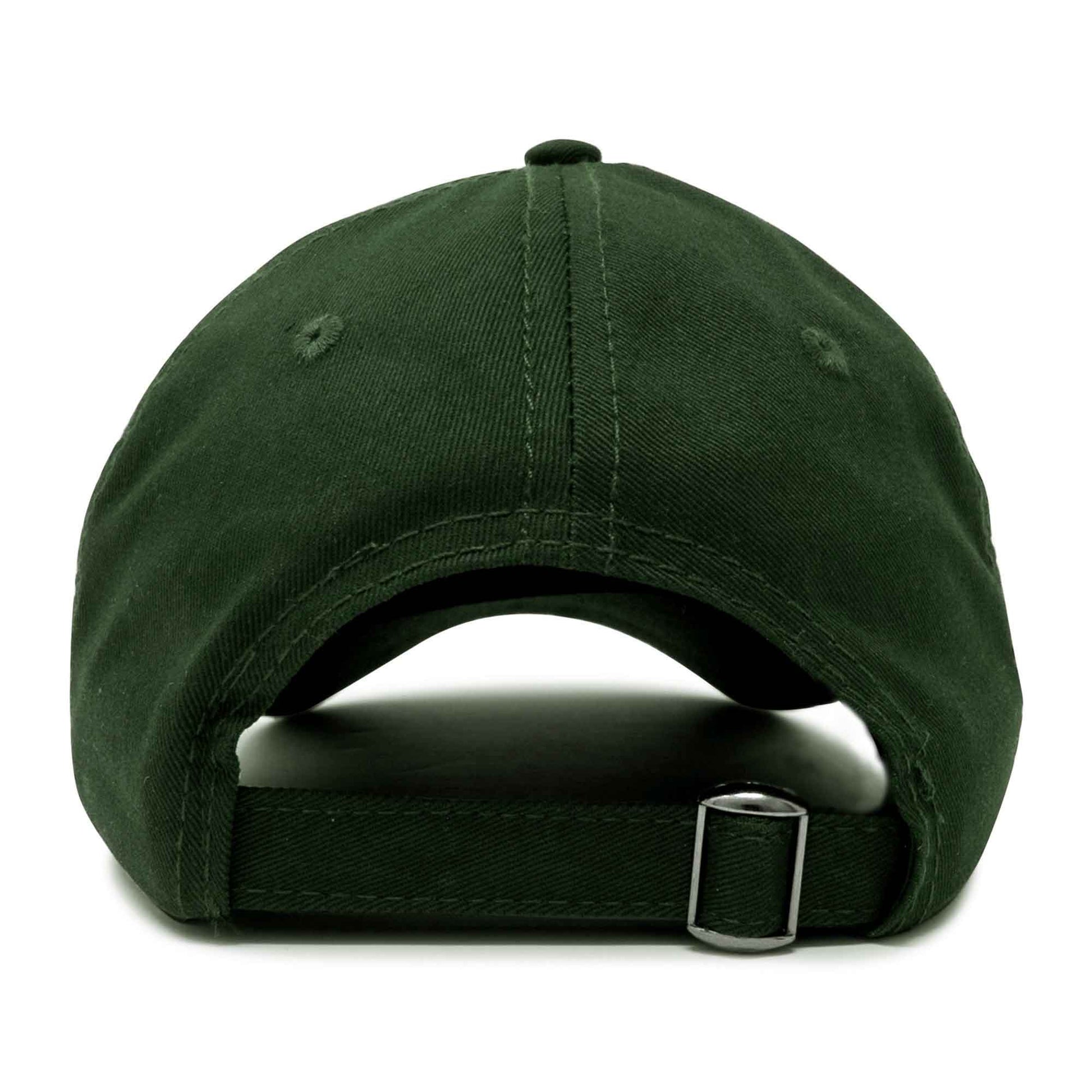 Dalix Watermelon Embroidered Dad Cap Cotton Baseball Hat Women in Olive