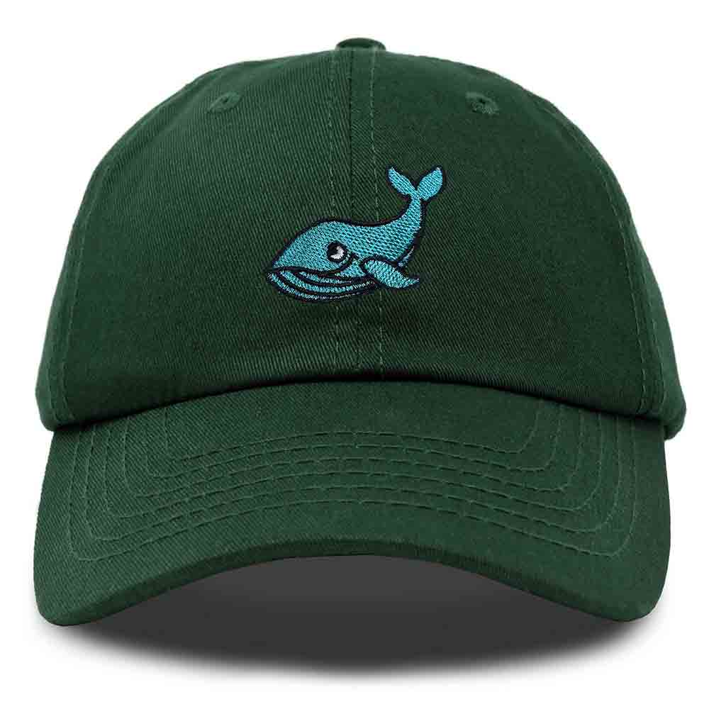 Dalix Whale Embroidered Dad Hat Cotton Baseball Cap Women in Yellow