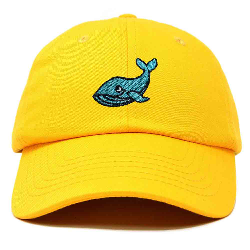 Dalix Whale Embroidered Dad Hat Cotton Baseball Cap Women in Royal Blue