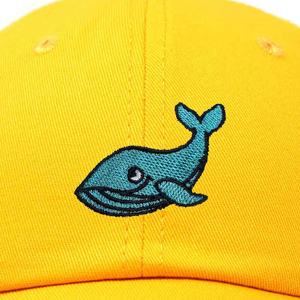 Dalix Whale Embroidered Dad Hat Cotton Baseball Cap Women in Teal
