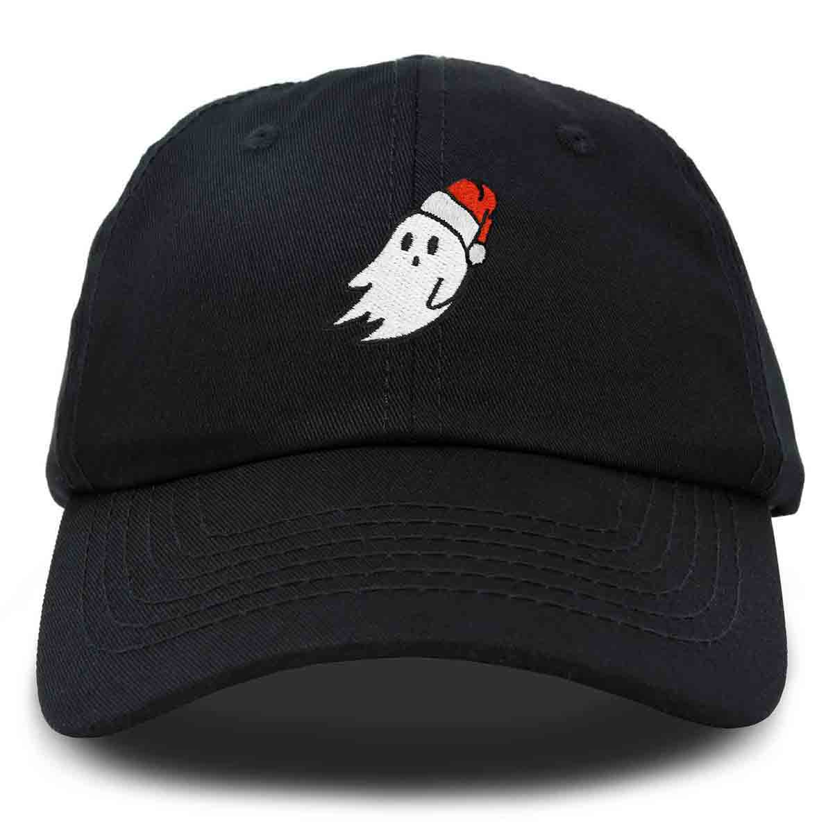 Christmas Ghost Cap – Spooky Holiday Headwear For Fun – Dalix
