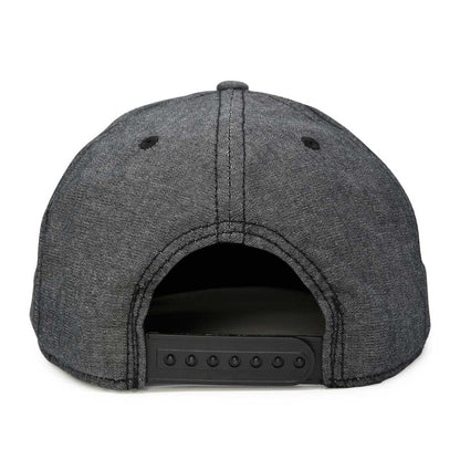 Dalix Flat Bill Chambray Hat