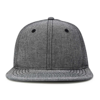 Dalix Flat Bill Chambray Hat