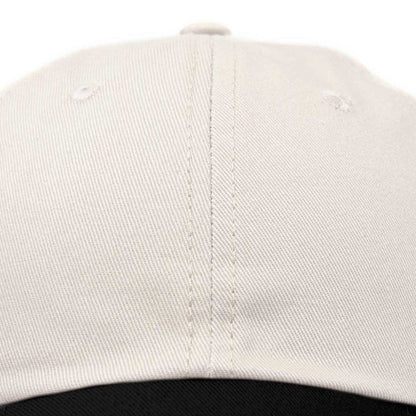 Dalix Two Tone Snapback Hat Adjustable Cotton Dad Cap Men  in Cream Blue