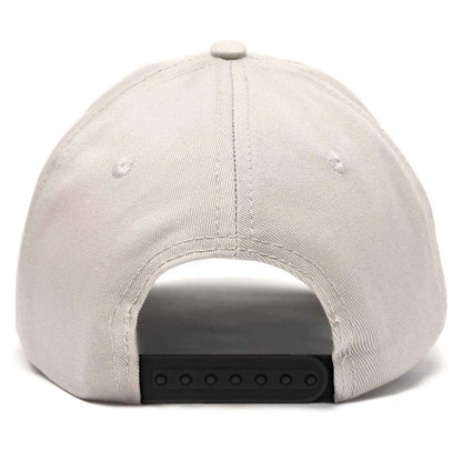 Dalix Ghost Embroidered Two Tone Snapback Hat Adjustable Cotton Dad Cap Men  in Cream Gold