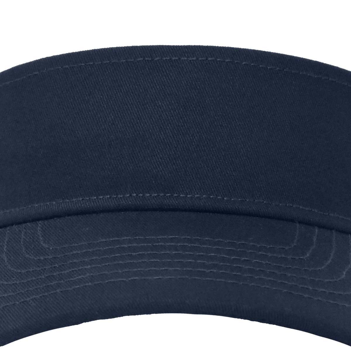 Dalix Visor Hat Adjustable Cotton Men Women Classic in Navy Blue