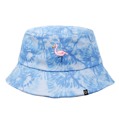 Dalix Flamingo Tie Dye Bucket Hat