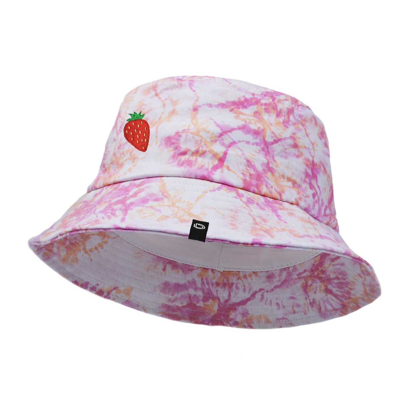 Dalix Strawberry Tie Dye Bucket Hat