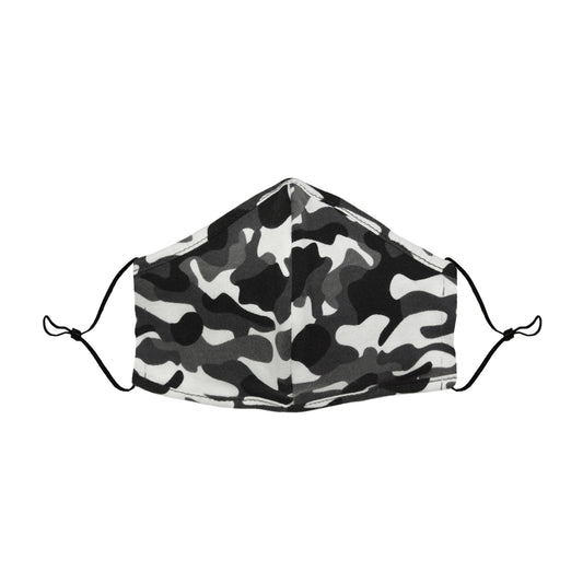 Dalix Youth Camo Cloth Face Mask Reusable Adjustable Nose Bridge Piece Washable Made in USA