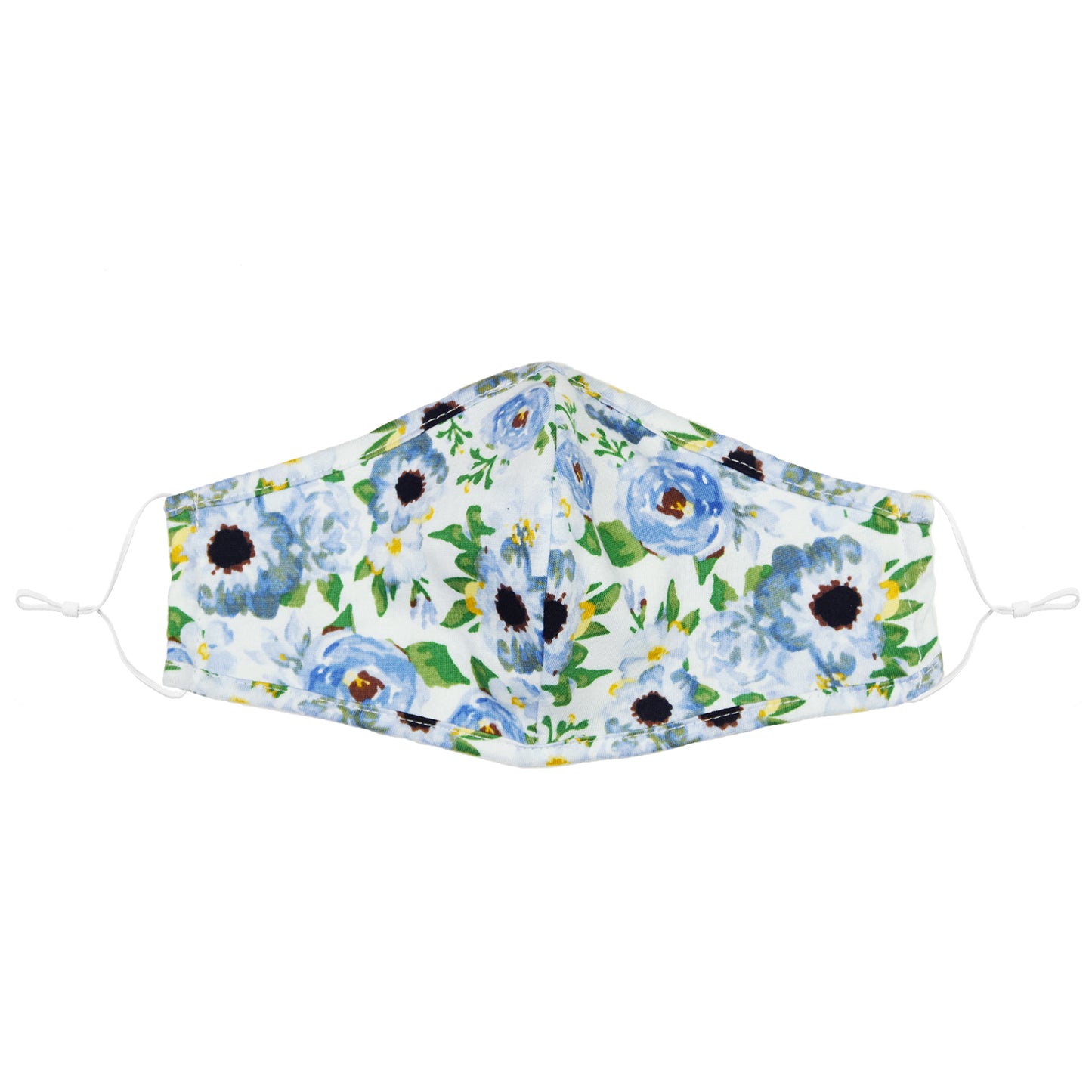 Dalix Floral Cloth Face Mask Adjustable Nose Piece Reuseable Washable Made in USA