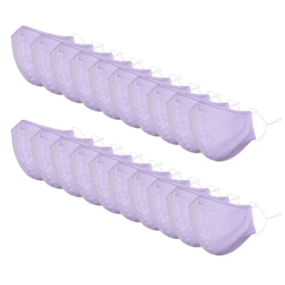 DALIX Kids Cotton Face Mask Reuseable Washable Made in USA - XXS-XS Size (20-Pack)