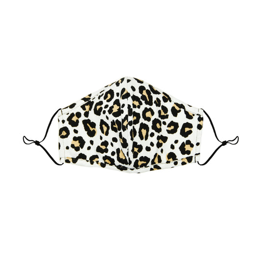 Dalix Youth Leopard Cloth Face Mask Reusable Washable Made in USA - XXS-XS Size