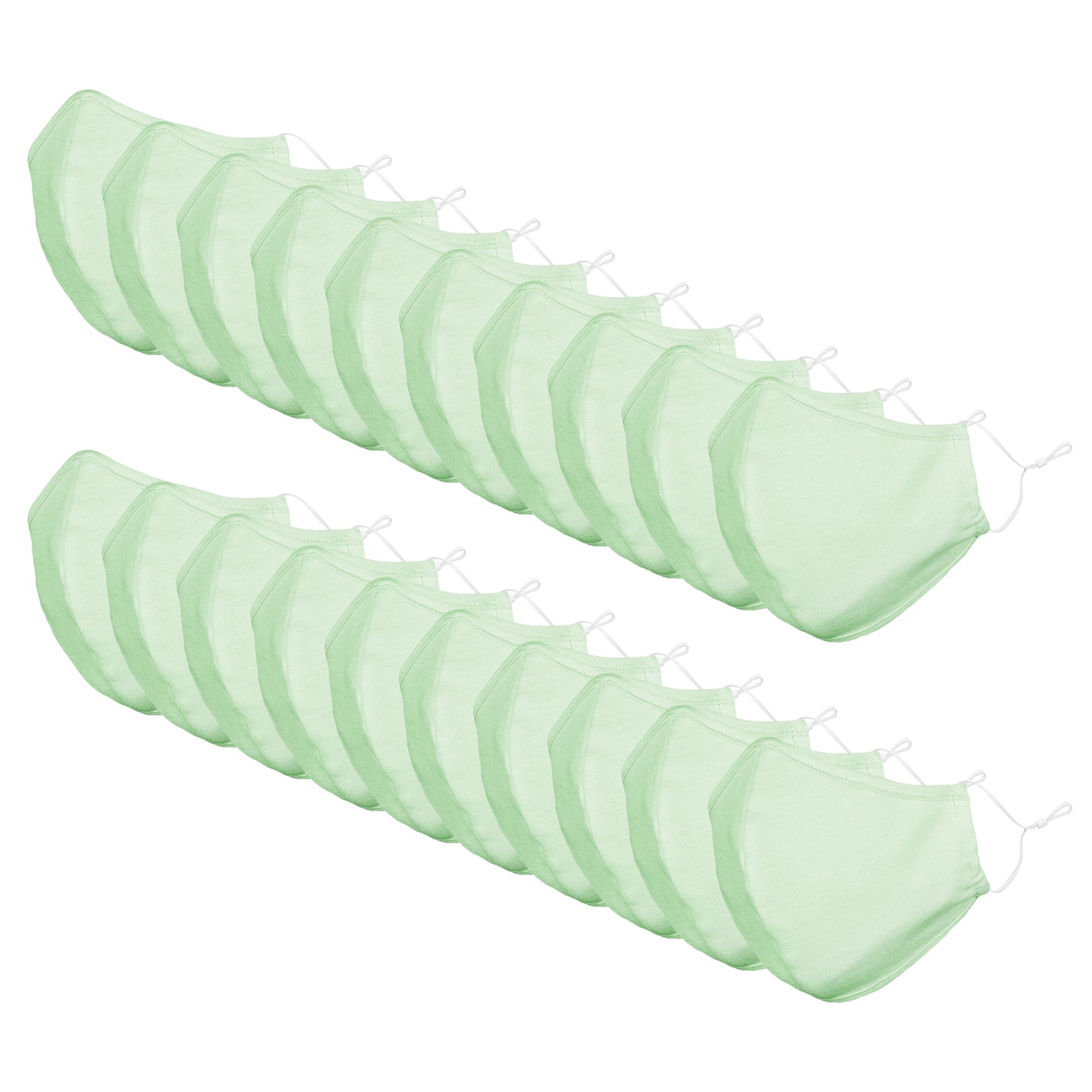 DALIX Kids Cotton Face Mask Reuseable Washable Made in USA - XXS-XS Size (20-Pack)