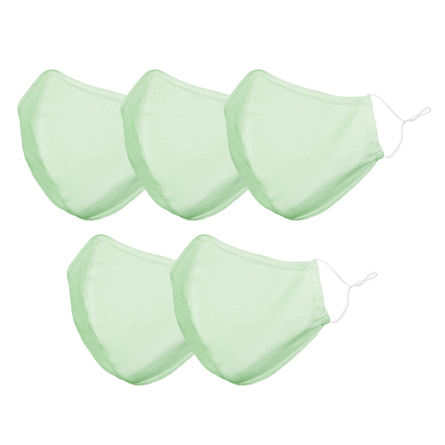Dalix Kids Cotton Face Mask Reuseable Washable Made in USA - XXS-XS Size 5 Pack
