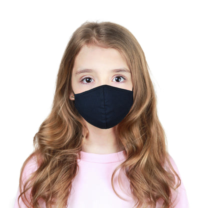 Dalix Kids Cotton Face Mask Reuseable Washable Made in USA - XXS-XS Size
