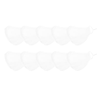 DALIX Kids Cotton Face Mask Reuseable Washable Made in USA - XXS-XS Size 10 Pack