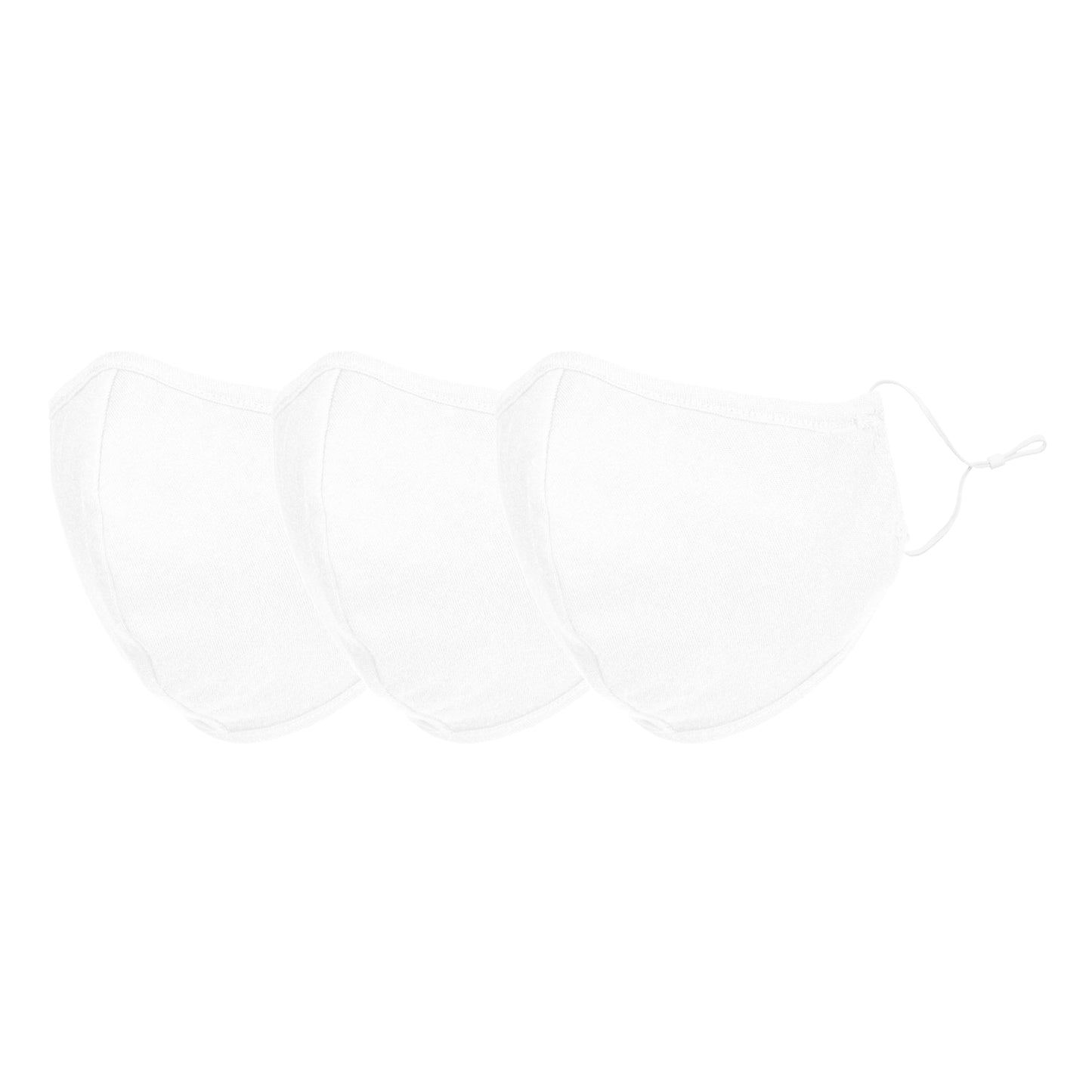 Dalix Kids Cotton Face Mask Reuseable Washable Made in USA - XXS-XS Size 3 Pack